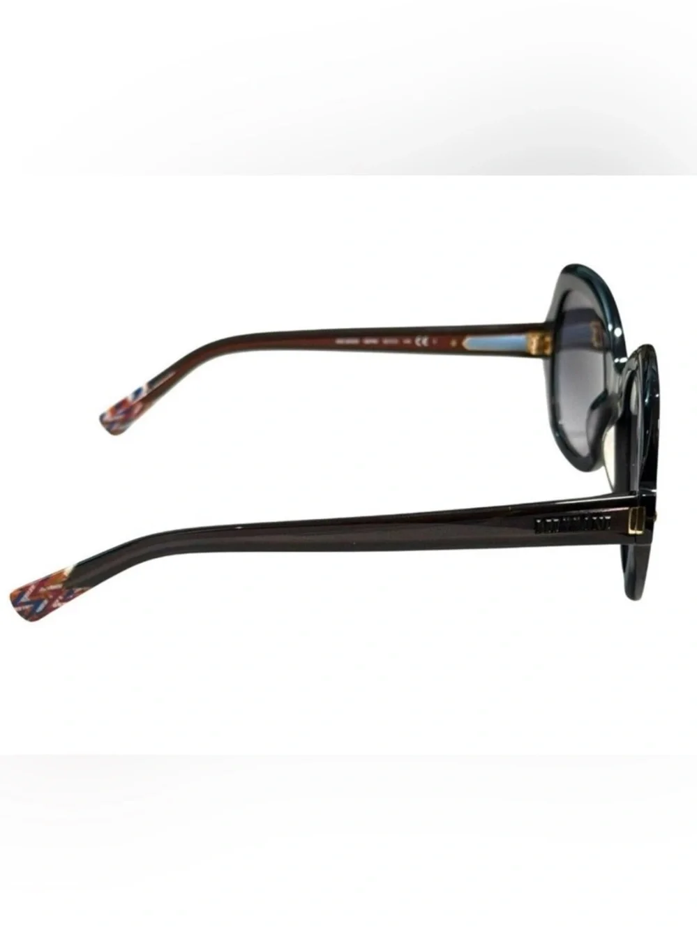 Missoni Oversized Black Acetate Gradient Lens Sunglasses New with case